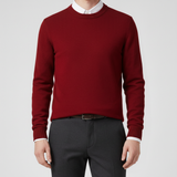 Rundhals-Pullover Für Herren - Francesco – Rot
