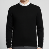 Rundhals-Pullover Für Herren - Francesco – Schwarz