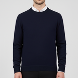 Rundhals-Pullover Für Herren - Francesco – Dunkelblau