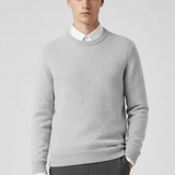 Rundhals-Pullover Für Herren - Francesco – Grau