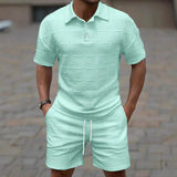 Draven™-Set mit Hochwertigem, Strukturiertem Stoff und Modernem Design – Blau