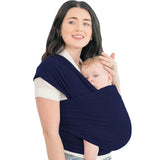 Rückenunterstützende Babytrage - CuddleWrap – Dunkelblau