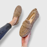 Solenne | Warme Slipper mit elegantem Design – Khaki