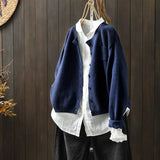DIE MARIVELLE | CARDIGAN – Blau