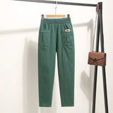 Marelise™ Hose Mit Großen Taschen und Verstellbarem Bund – Grün