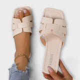 Darelle – Flache Sandalen mit leichter Eleganz – Beige
