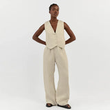 KATHE I ESSENCE-WESTE – Khaki