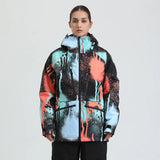 Unisex-Skijacke für Wintersport | funktionale Ausführung – Schwarz und Blau