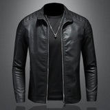 Auron™ Lederjacke Mit Premium-Finish Und Dominanter Ausstrahlung – Schwarz