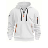 Hoodie Herren Mit Reißverschluss | Casual & Praktisch – Weiß