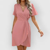 Ciara | Damenkleid mit elegantem Schnitt – Pink