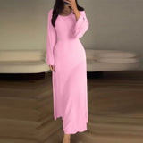 Livina - Elegantes Maxi-Kleid – Rosa