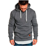 Lässiger herren-kapuzenpullover - david – Dunkelgrau