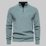 Ludvig™ - Klassischer und Zeitloser Pullover mit Hohem Tragekomfort – Meeresblau