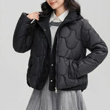 FrostHaven™ Steppjacke Mit Kuscheliger Kapuze – Schwarz