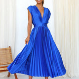 Hedwig | Elegantes Damenkleid – Niebieski