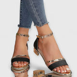 BRAVELY | Chic Elegance Sandals – Schwarz