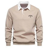 Aron | Golf Polo Pullover – Beige