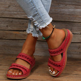 Mira | Bequeme Damen-Sandalen – Rot