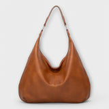 Donauri – Elegante Hobo-Tasche Aus Hochwertigem Kunstleder Für Alltag, Büro & Reisen – Braun