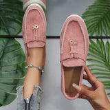 Faye - Flache, lässige Schuhe – Rose