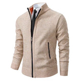 Anton | Eleganter Premium-Cardigan – Beige