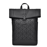 Herren Groß Reise Rucksack | Rolltop – Schwarz