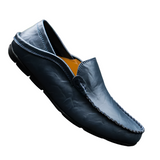 Klassische Leder-Loafer für Herren – Eleganz für jeden Tag – Blau