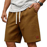 Garenix - Strukturierte Athleisure-Shorts – Braun