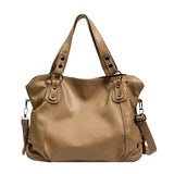 Elegante Tote Bag aus Kunstleder – Beige