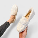 Solenne | Warme Slipper mit elegantem Design – Beige