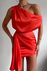 Fleur | Elegantes Minikleid – Rot