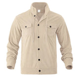 Velkor™ Jacke mit Gerippter Textur und Raffinierter Ausstrahlung – Apricotfarben