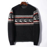 Samuel | Vintage Isländischer Pullover – Schwarz