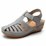 Nova - Sandalen mit Klettverschluss – Grau