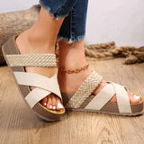 Stuttgart | Hochwertige Modesandalen für schicke – Beige