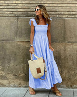 Francesca | Elegantes Kleid – Blau