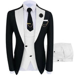 Herren Slim Fit Hochzeitsgast Anzug | Formelle – Weiß