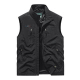 Hernan | Stilvolle Softshell Outdoor-Weste – Schwarz