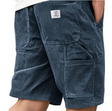 Lucas - Veredelte Cargoshorts – Marineblau