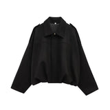NOIR | SUEDE BOMBERJACKE – Schwarz