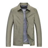 Übergangsjacke Herren Businessstil | Leicht & Wasserabweisend – Khaki
