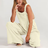 Damen Latzhose aus Baumwollmix – Komfort & Stil vereint – Beige