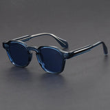 Tara | Vintage-Sonnenbrille mit kräftigem Rahmen – Blau