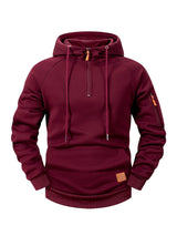 Mason – Sportive Zip-Hoodie – Rot