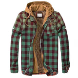 Valdas - Langärmelige Kapuzen Jacke – Grün