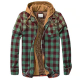 Artisan - Herrenjacke mit Kapuze – Grün