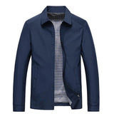 Übergangsjacke Herren Businessstil | Leicht & Wasserabweisend – Blau