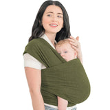 Rückenunterstützende Babytrage - CuddleWrap – Grün