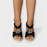 Hermia™  Damen Freizeit-Sandalen – Schwarz
